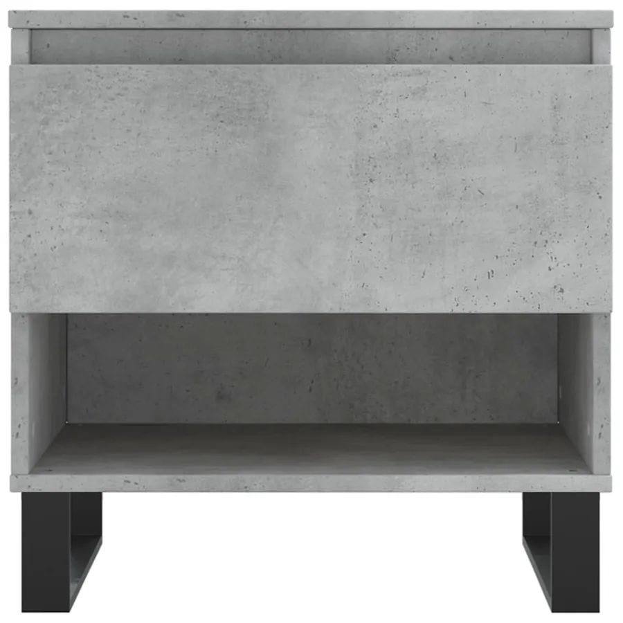 Tables basses 2 pcs gris béton 50x46x50 cm bois d'ingénierie - 6