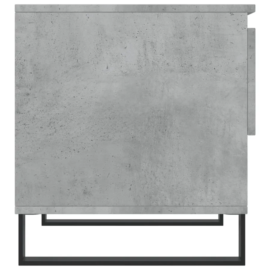 Tables basses 2 pcs gris béton 50x46x50 cm bois d'ingénierie - 8