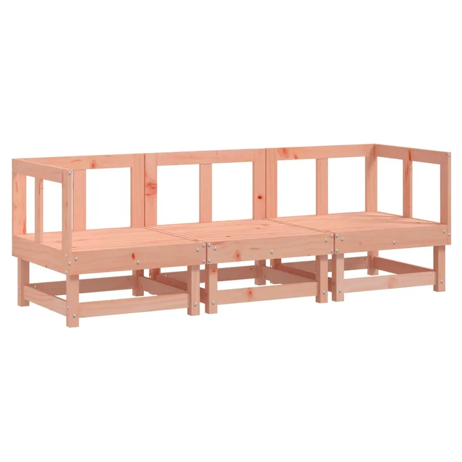 Salon de jardin 3 pcs bois massif douglas - 2