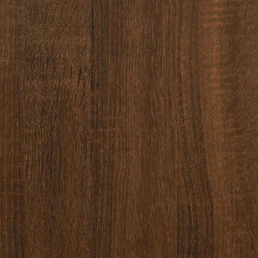Buffet chêne marron 100x36x85 cm bois d'ingénierie - 10