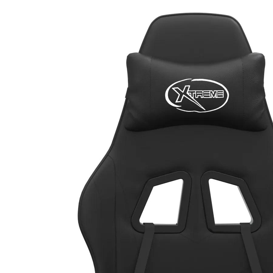 Chaise de jeu Noir Similicuir - 11