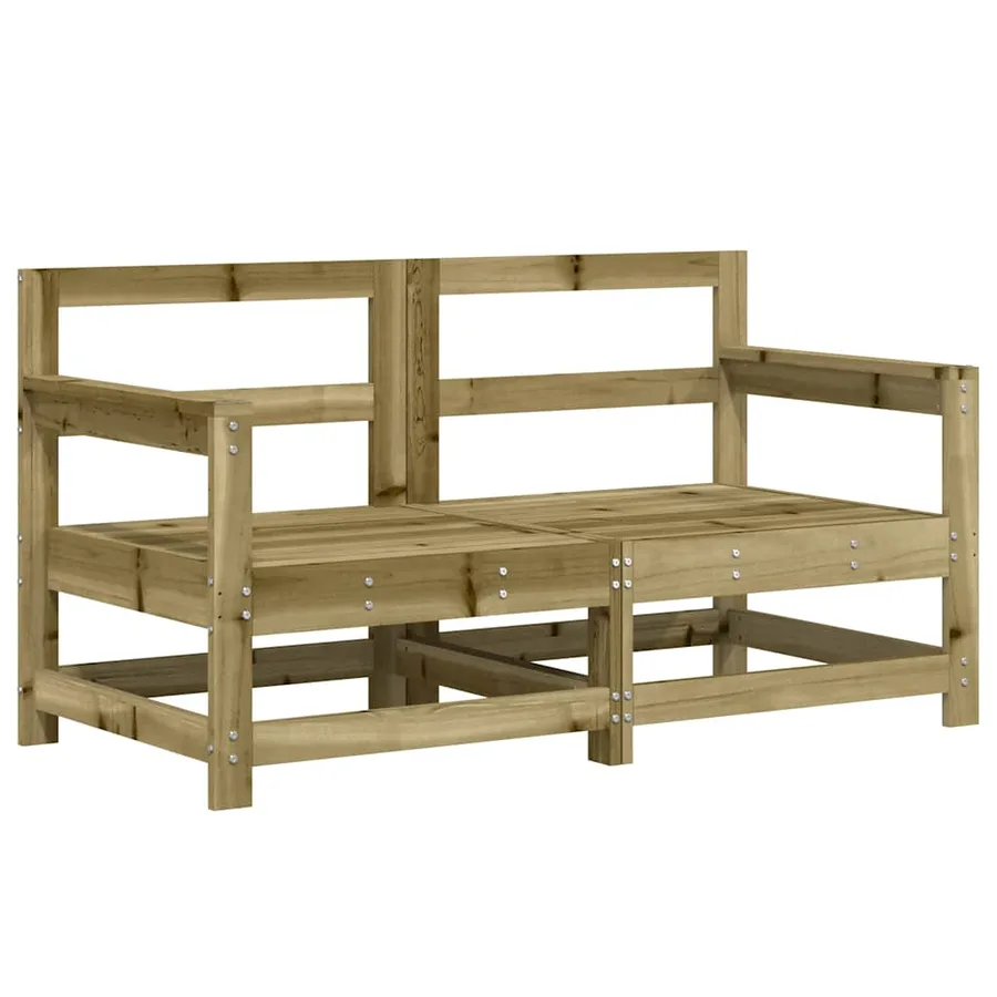 Salon de jardin 7 pcs bois de pin imprégné - 3