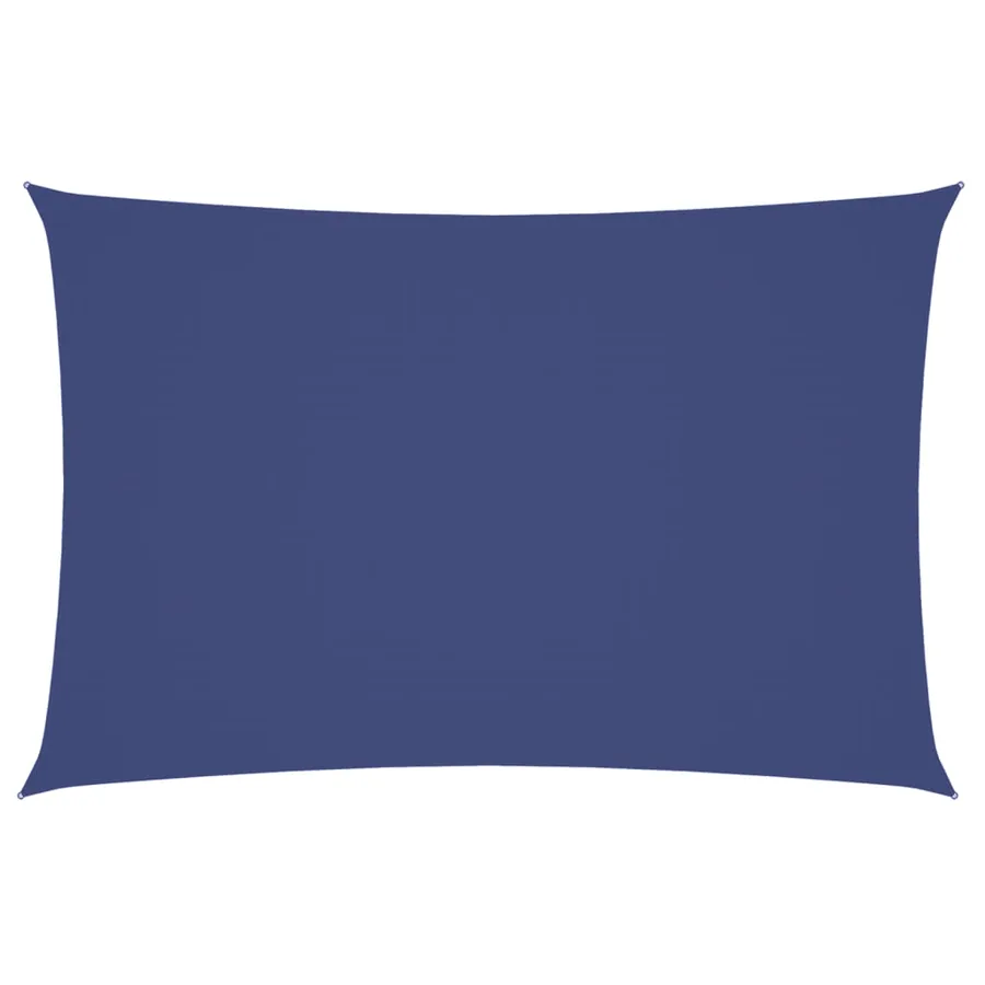 Voile de parasol tissu oxford rectangulaire 2x4 m bleu - 2