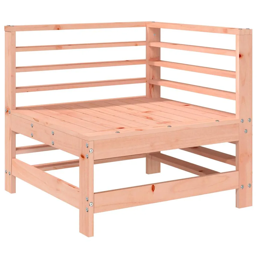 Canapé d'angle de jardin bois massif douglas - 2