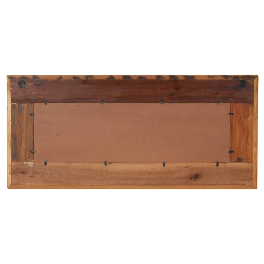 Miroir avec revêtement Bouddha 110x50 cm Bois de récupération - 3