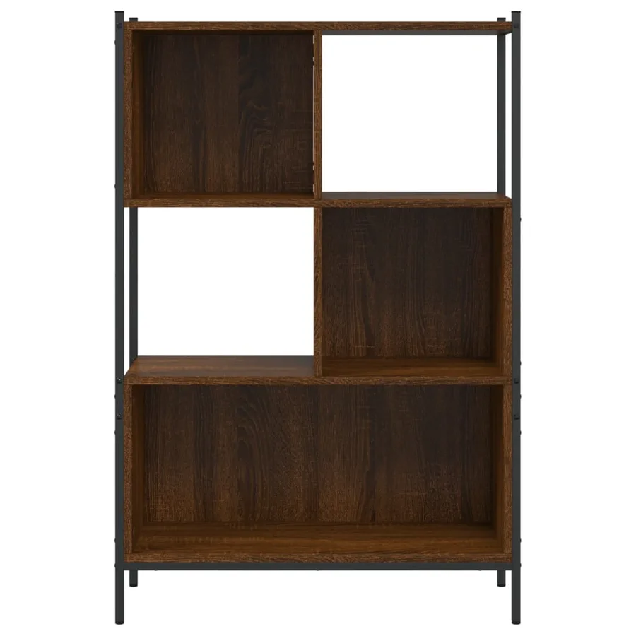 Bibliothèque chêne marron 72x28x109 cm bois d'ingénierie - 5