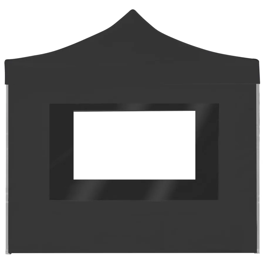 Tente de réception pliable à parois Aluminium 3 x 3m Anthracite - 5
