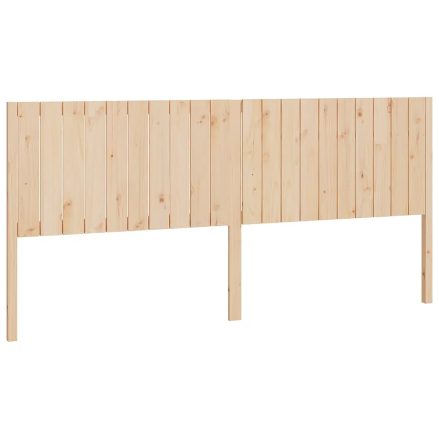 Tête de lit 205,5x4x100 cm Bois massif de pin - 2