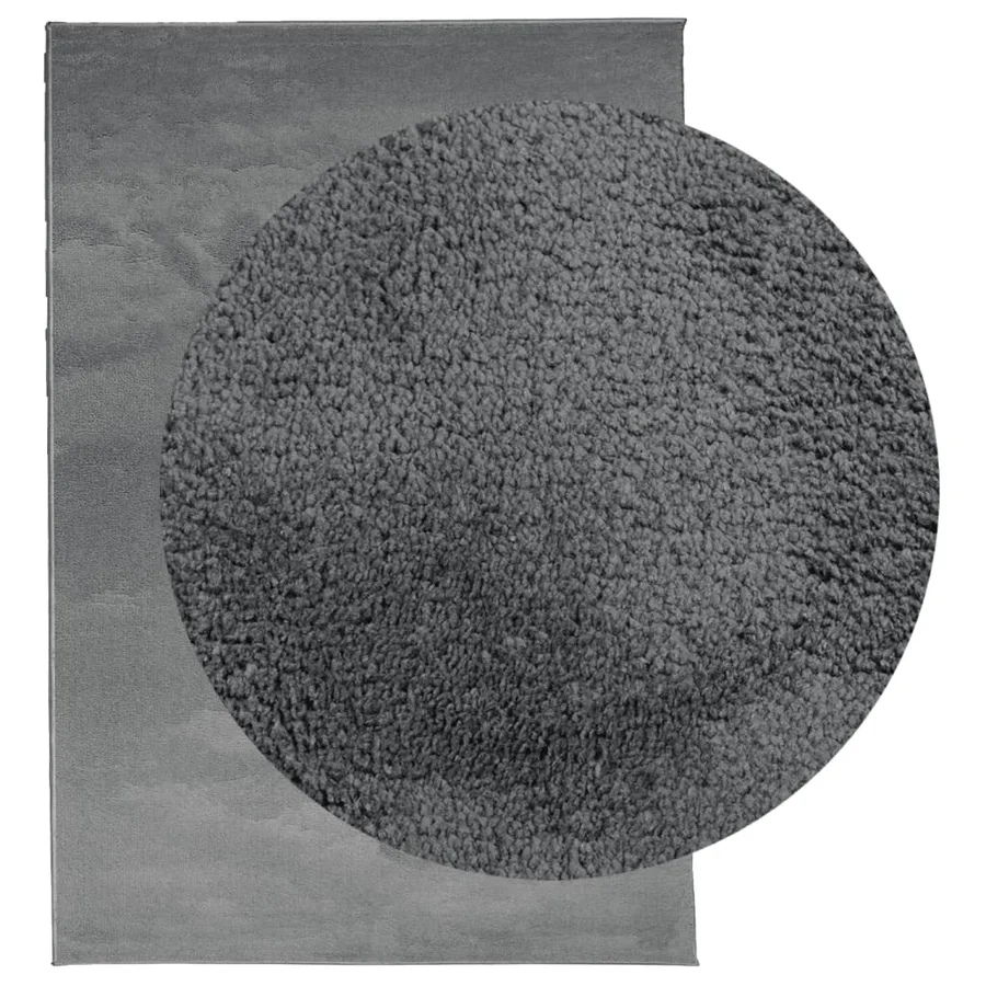 Tapis OVIEDO à poils courts anthracite 160x230 cm - 3
