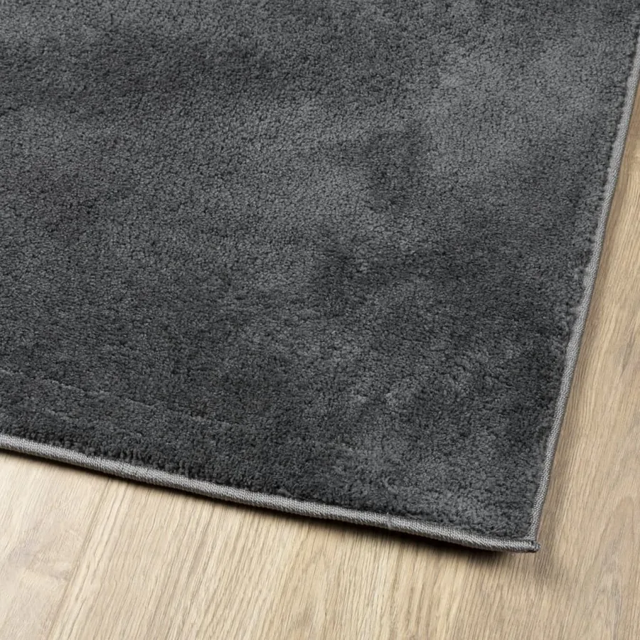 Tapis OVIEDO à poils courts anthracite 160x230 cm - 4