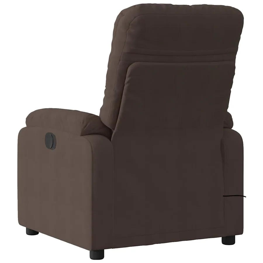Fauteuil inclinable de massage électrique marron - 5