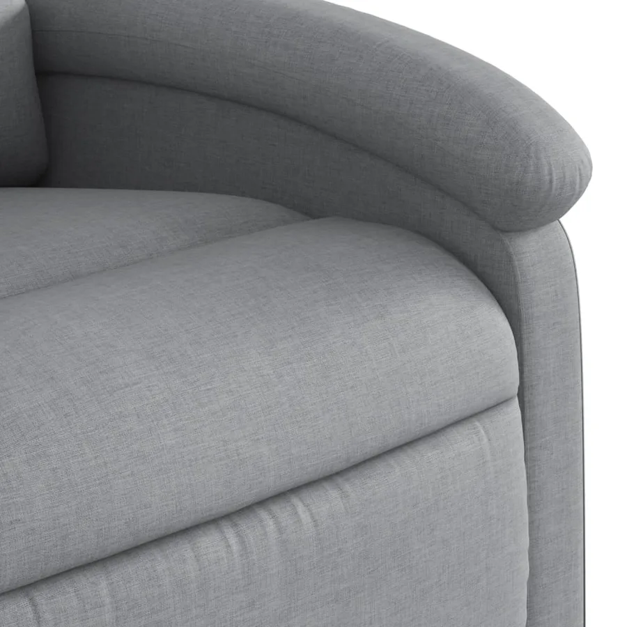 Fauteuil inclinable électrique Gris clair Tissu - 11