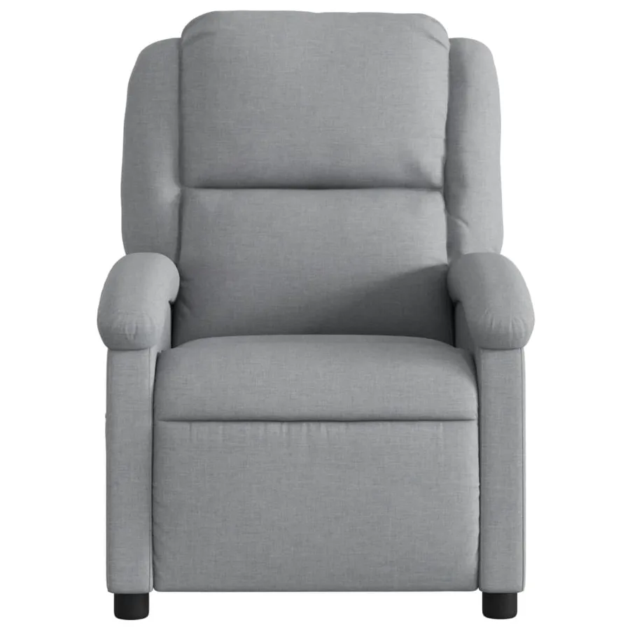 Fauteuil inclinable électrique Gris clair Tissu - 9