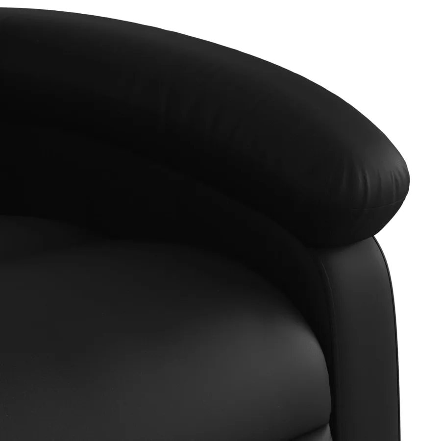 Fauteuil inclinable électrique Noir Similicuir - 11