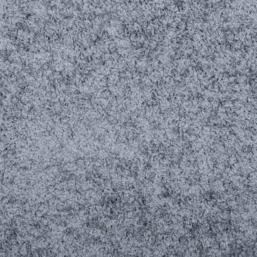 Tapis shaggy PAMPLONA poils longs moderne bleu Ø 200 cm - 9