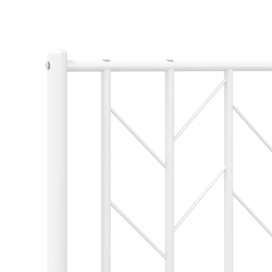 Tête de lit de remplacement métal blanc 200 cm - 6
