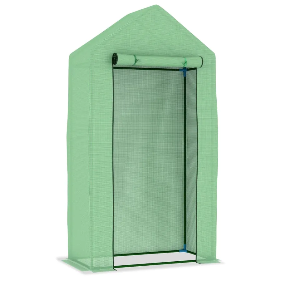 Serre avec cadre en acier 0,5 m² 1x0,5x1,9 m - 3
