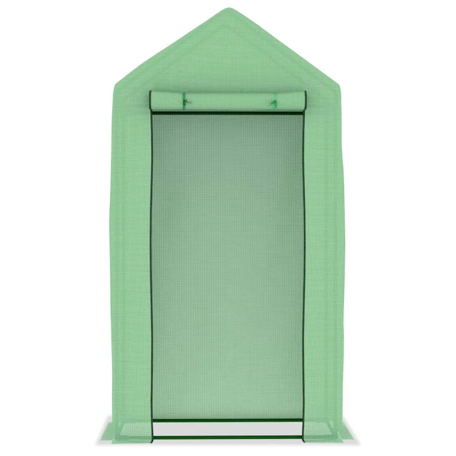 Serre avec cadre en acier 0,5 m² 1x0,5x1,9 m - 4