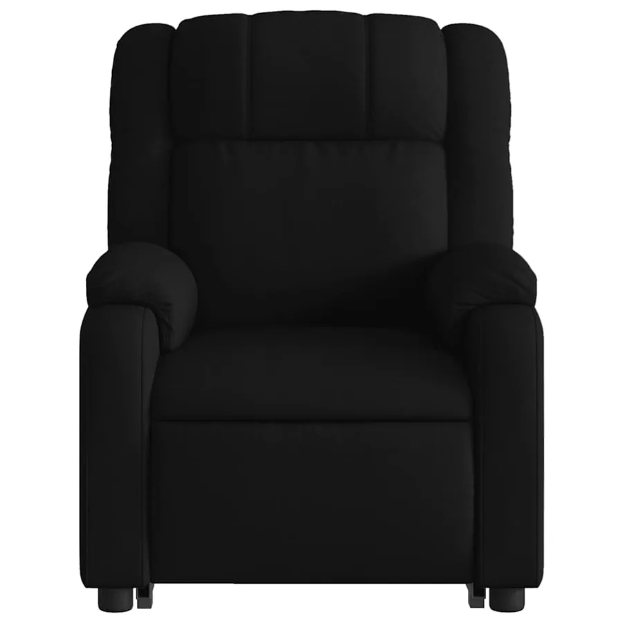 Fauteuil de massage inclinable Noir Tissu - 9