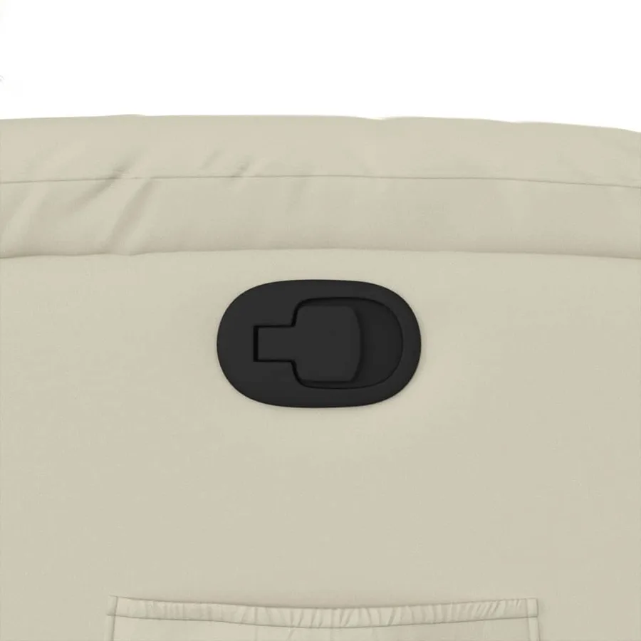Fauteuil inclinable Crème Similicuir - 12