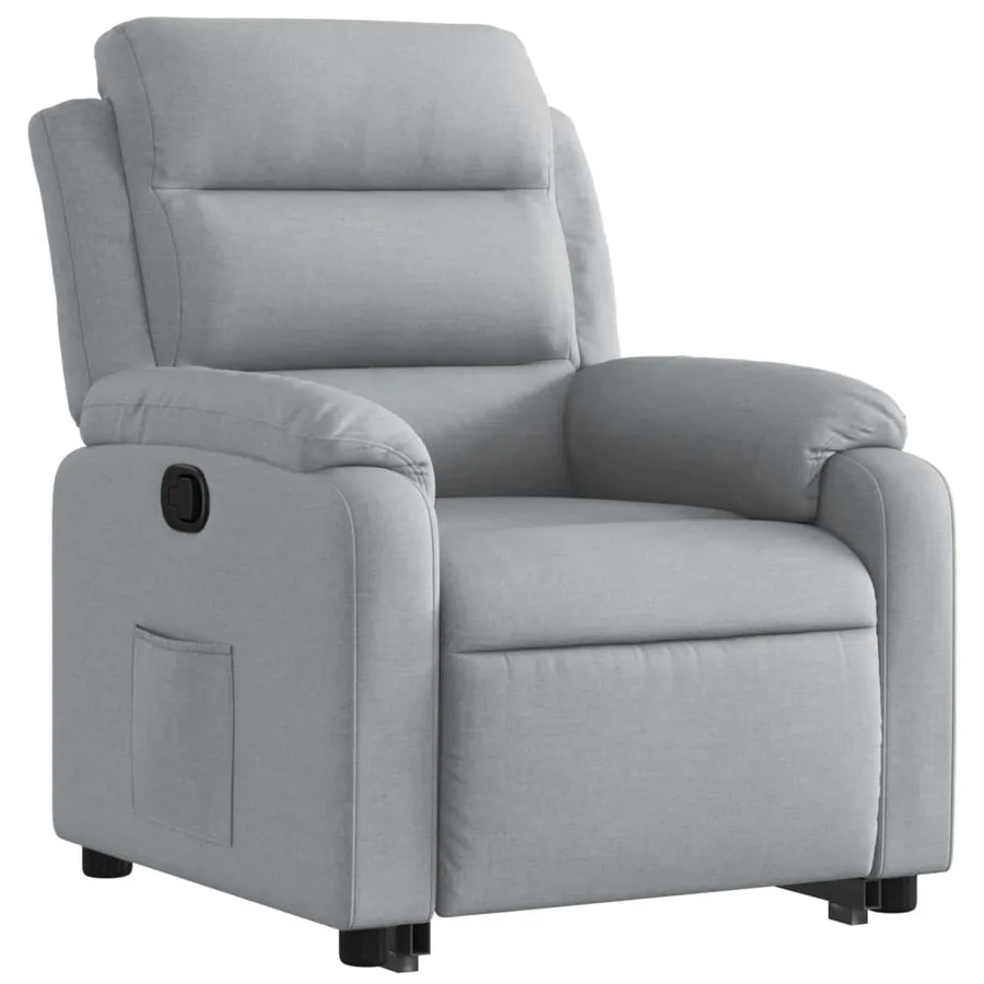 Fauteuil inclinable Gris clair Tissu - 3