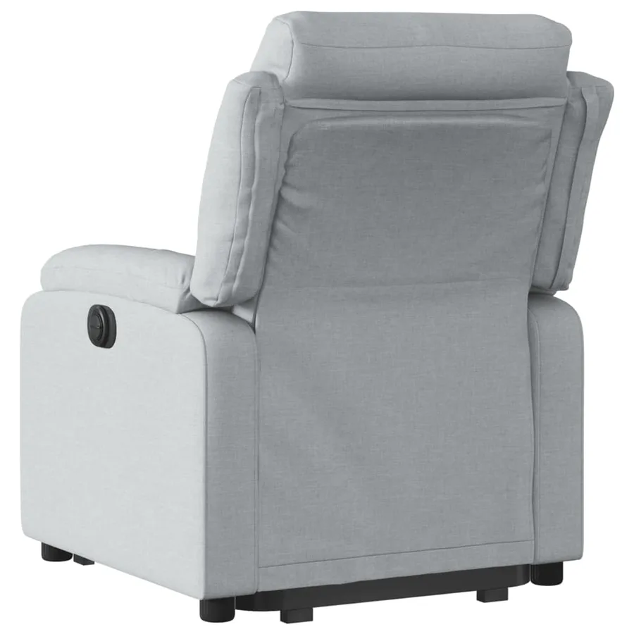 Fauteuil inclinable Gris clair Tissu - 4