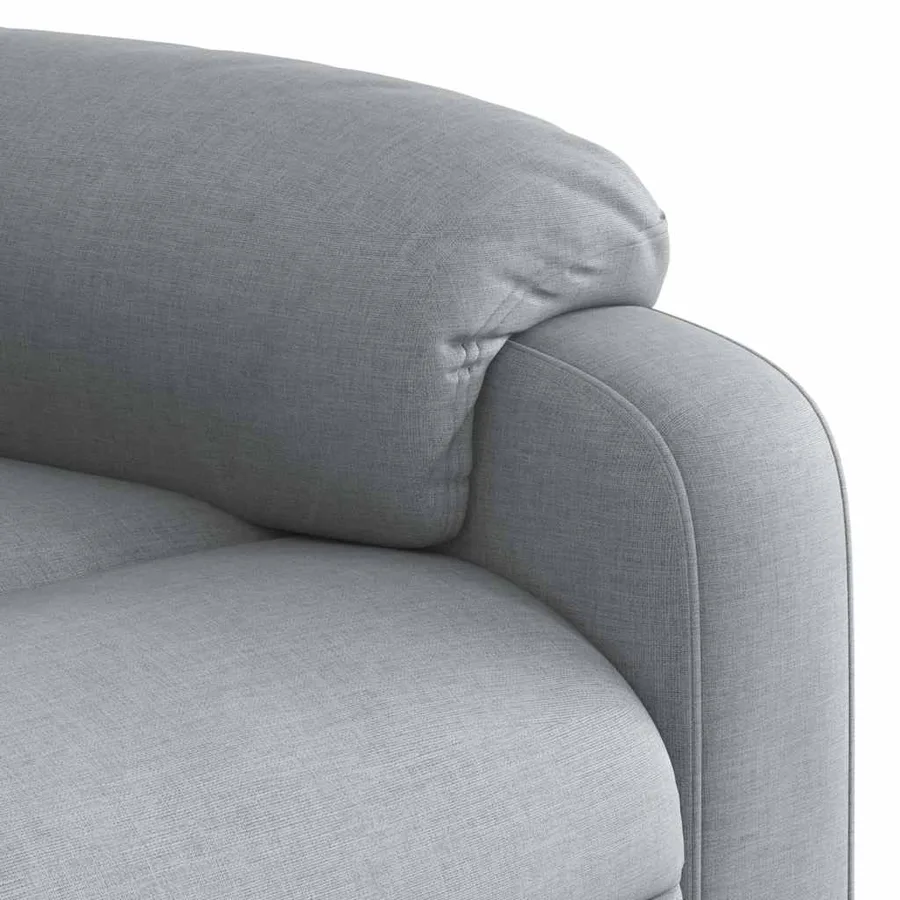Fauteuil inclinable électrique Gris clair Tissu - 11