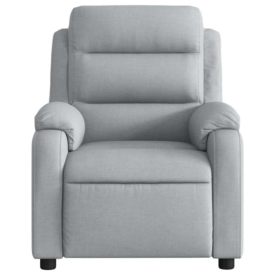 Fauteuil inclinable électrique Gris clair Tissu - 9