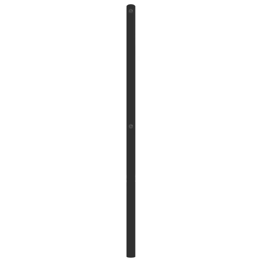 Tête de lit de remplacement métal noir 200 cm - 5
