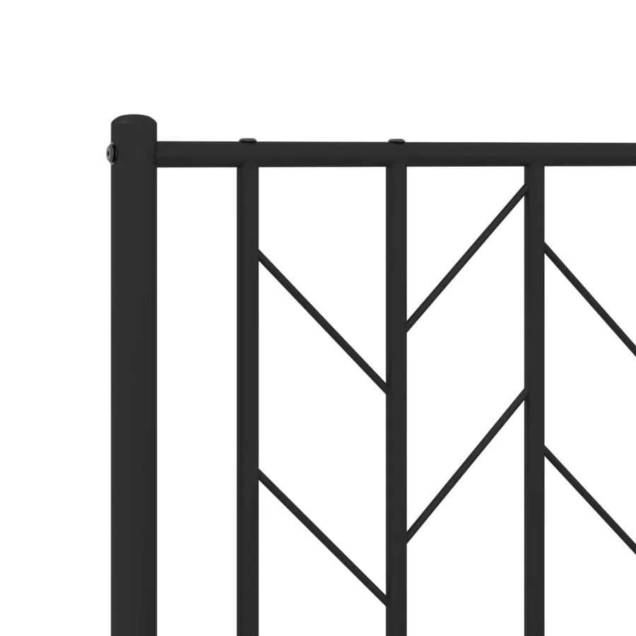 Tête de lit de remplacement métal noir 200 cm - 6