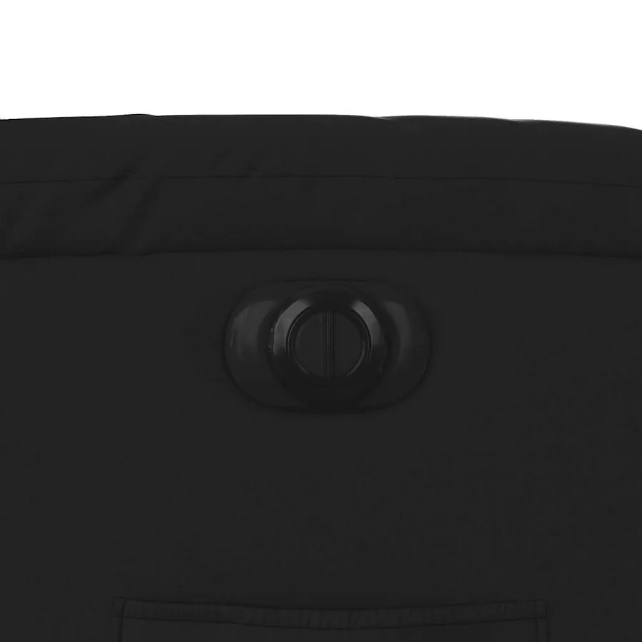 Fauteuil inclinable de massage électrique noir similicuir - 13