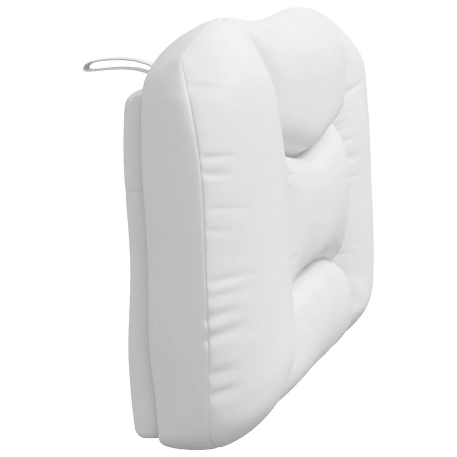 Coussin de tête de lit Hvar blanc 90 cm similicuir - 6