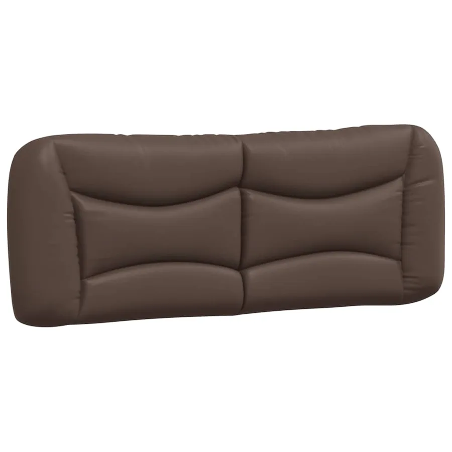 Coussin de tête de lit Hvar marron 120 cm similicuir - 2