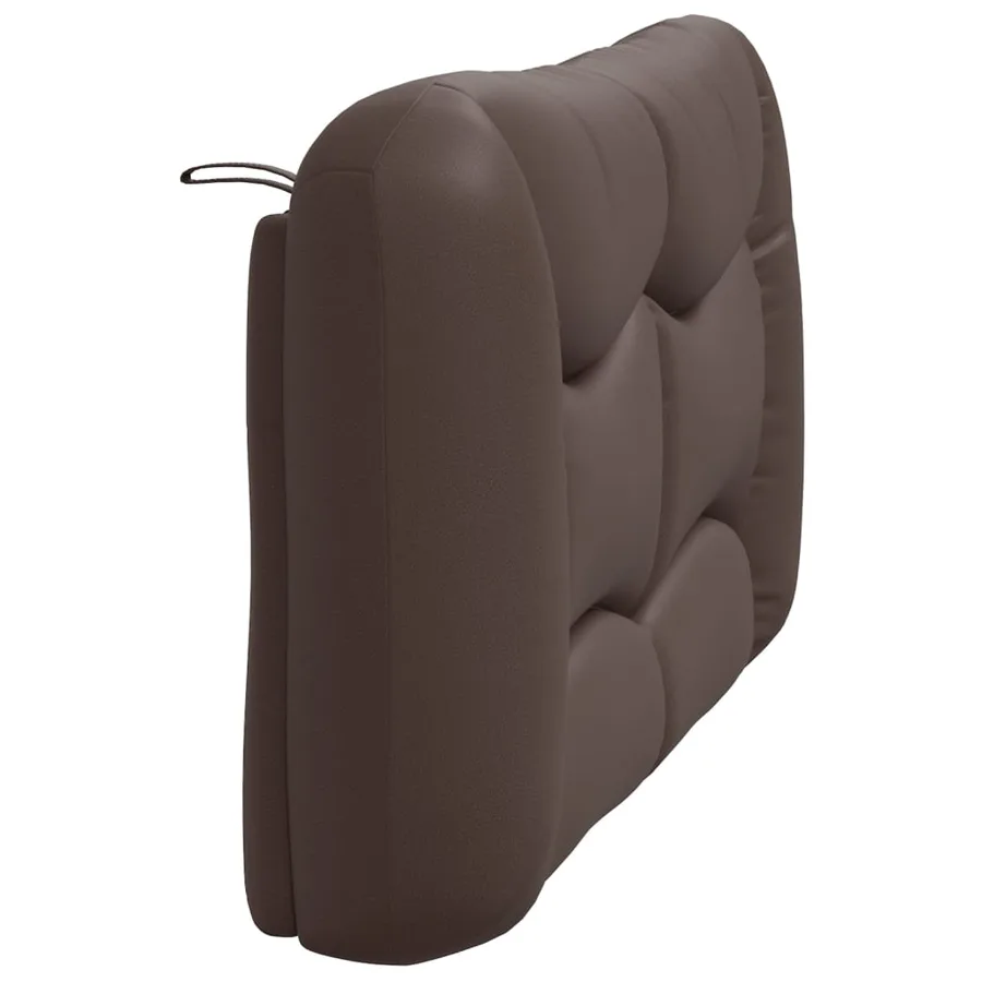 Coussin de tête de lit Hvar marron 120 cm similicuir - 6