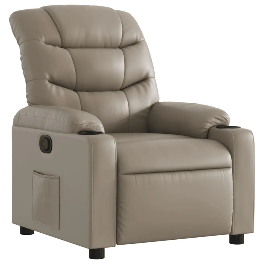 Fauteuil inclinable Cappuccino Similicuir - 2