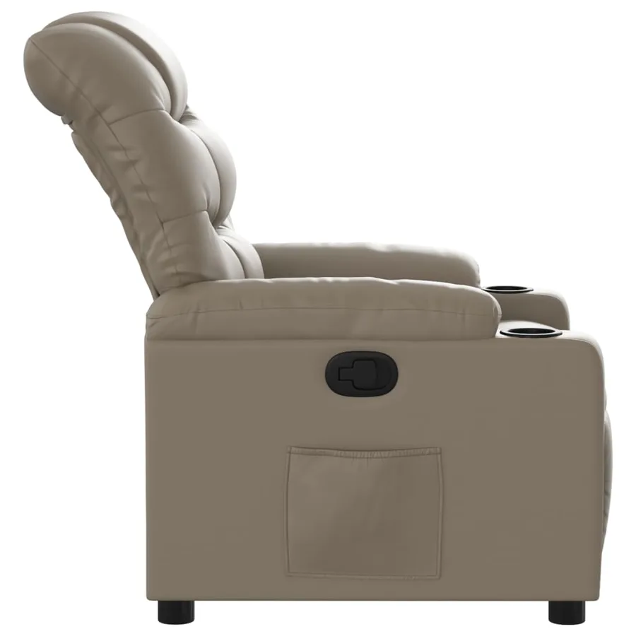 Fauteuil inclinable Cappuccino Similicuir - 7