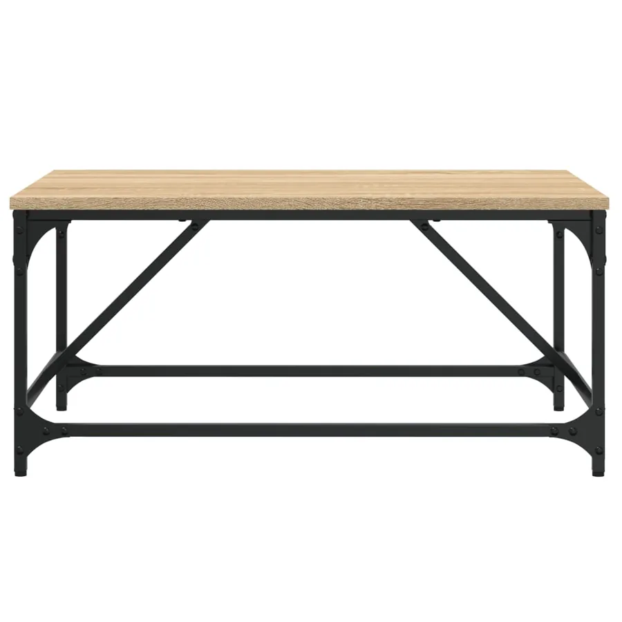 Table basse chêne sonoma 75x50x35 cm bois d'ingénierie - 4