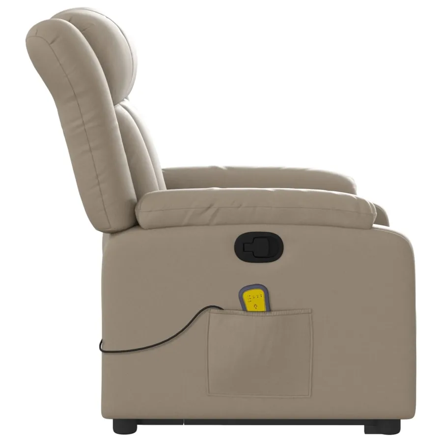 Fauteuil inclinable de massage Cappuccino Similicuir - 10