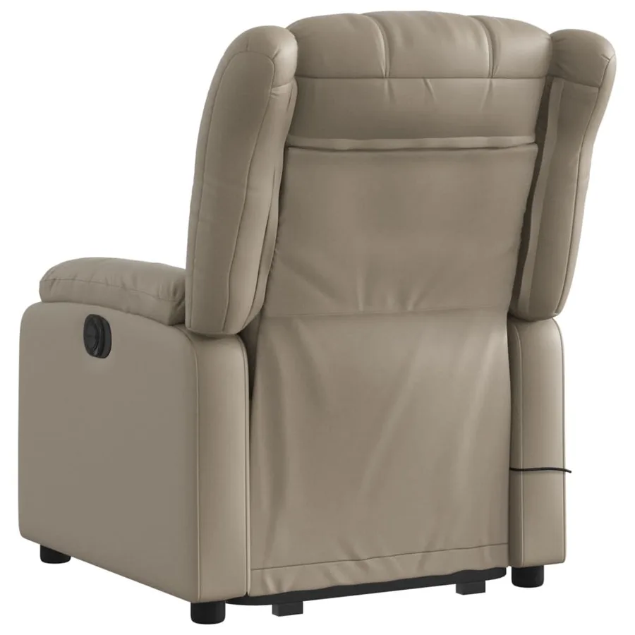 Fauteuil inclinable de massage Cappuccino Similicuir - 5