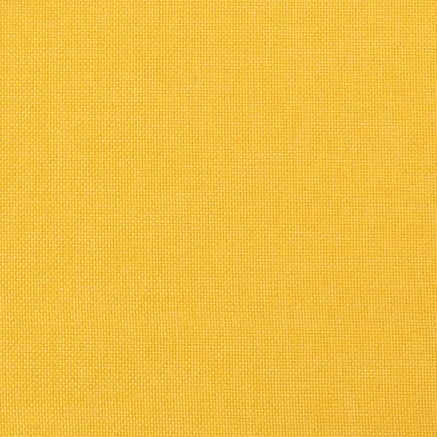 Canapé-lit à 2 places avec deux oreillers jaune tissu - 10