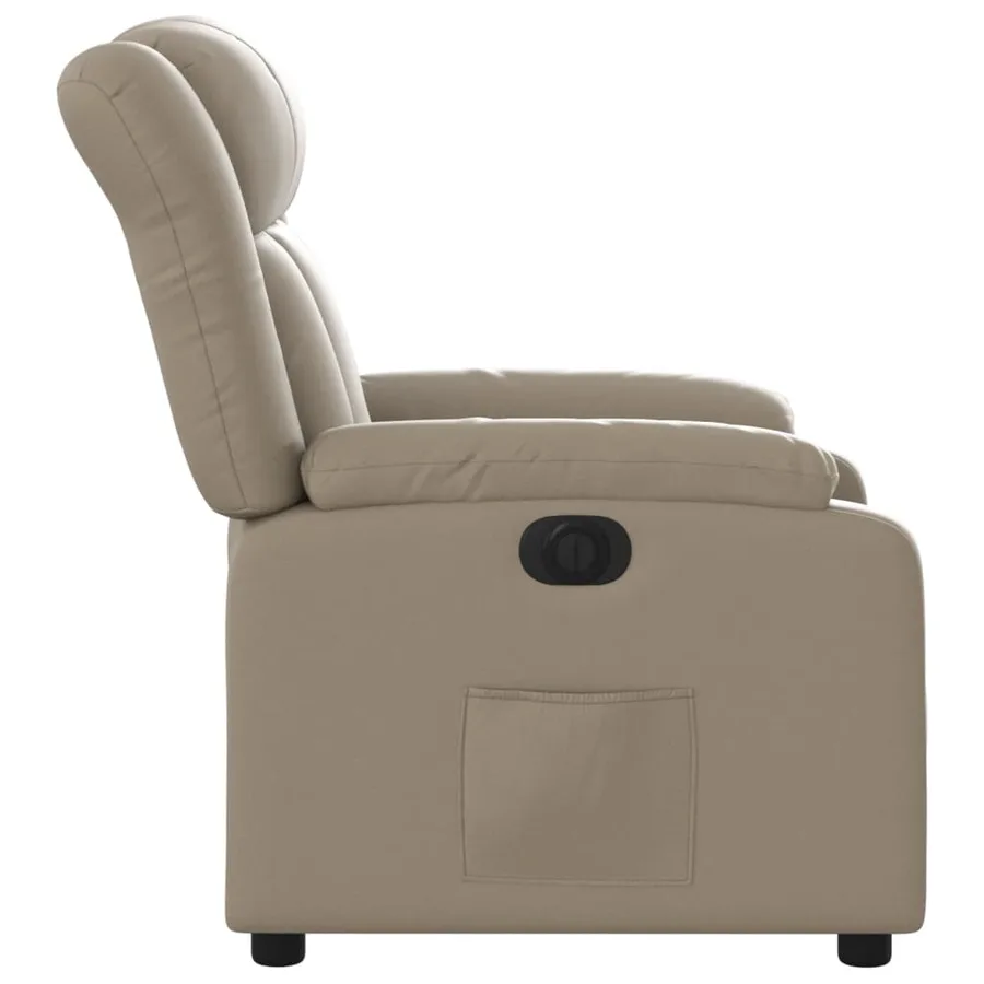 Fauteuil inclinable électrique Cappuccino Similicuir - 10