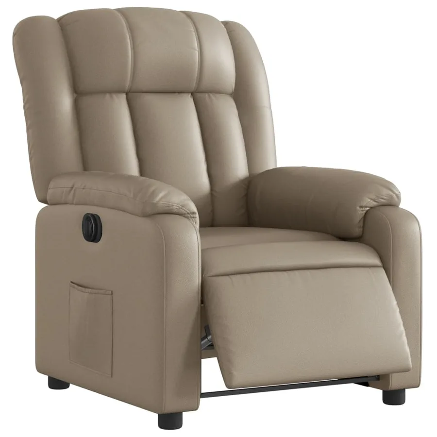 Fauteuil inclinable électrique Cappuccino Similicuir - 3
