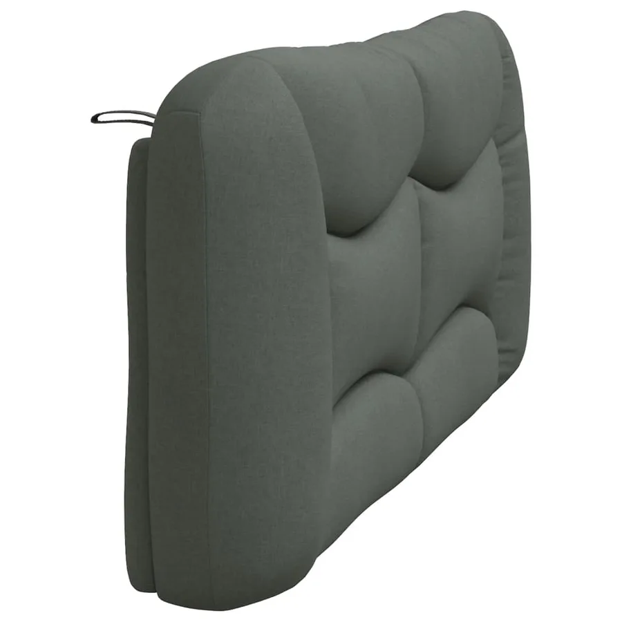 Coussin de tête de lit Hvar gris foncé 180 cm tissu - 6