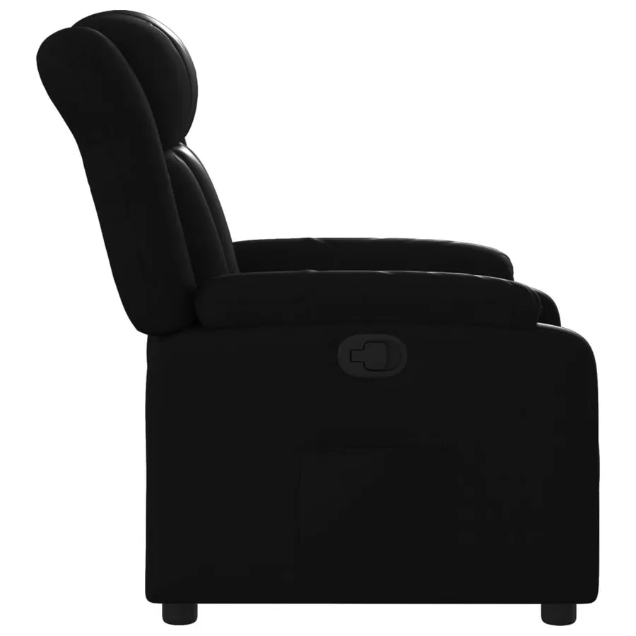 Fauteuil inclinable Noir Similicuir - 4