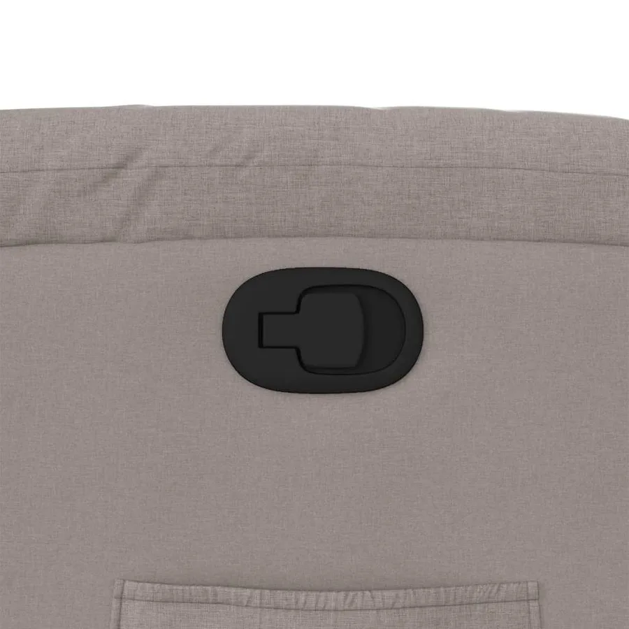 Fauteuil inclinable taupe tissu - 12