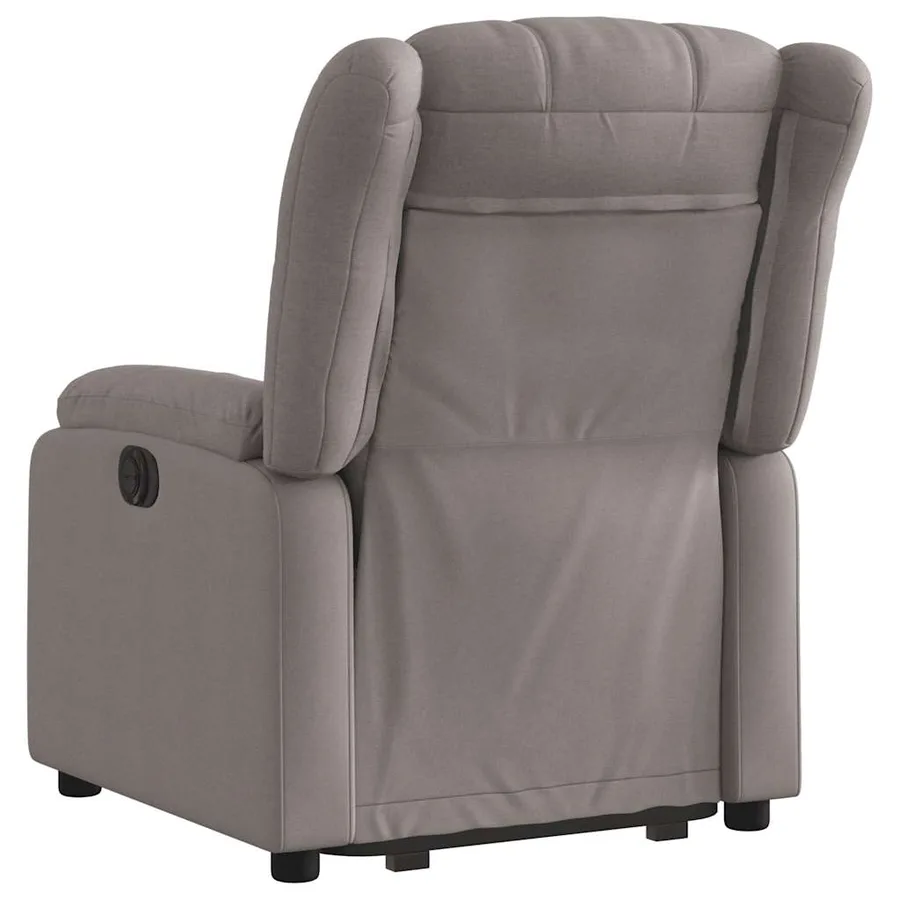 Fauteuil inclinable taupe tissu - 5
