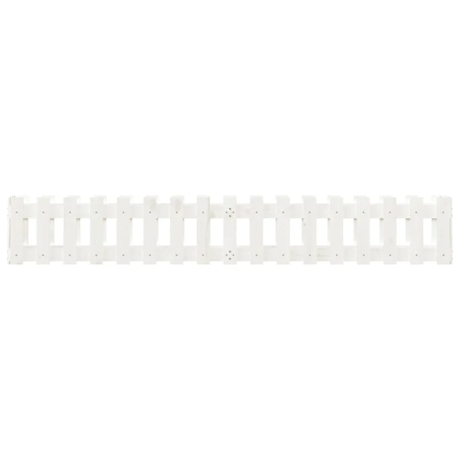 Lit surélevé de jardin design de clôture 200x30x30cm pin massif - 5