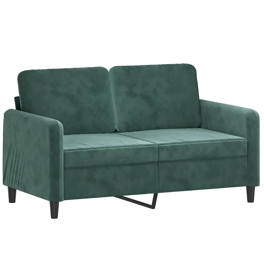 Ensemble de canapés 3 pcs vert foncé velours - 3