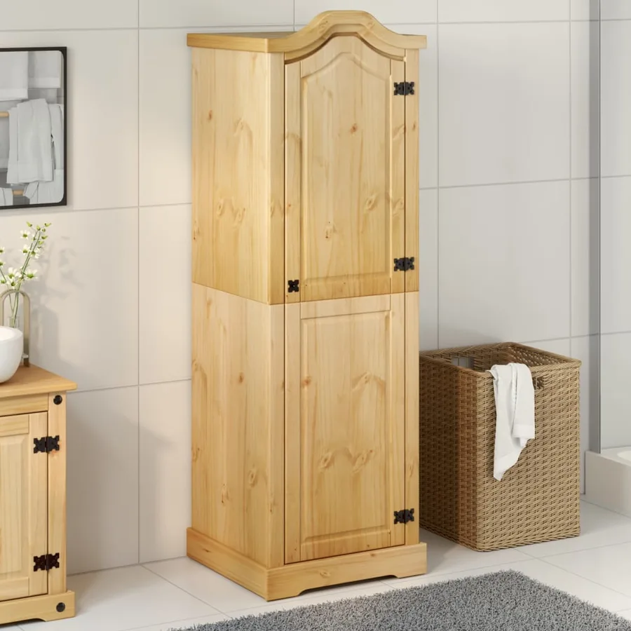 Garde-robe Corona 55x52x170 cm bois de pin massif - 3