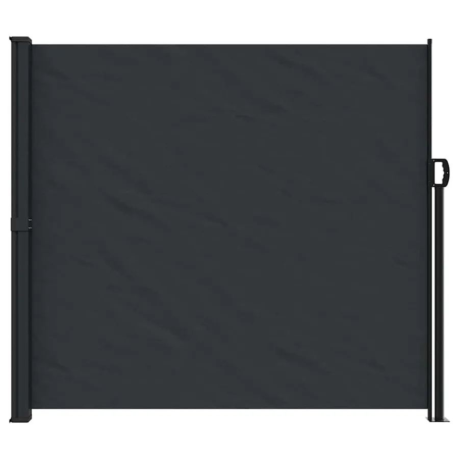 Auvent latéral rétractable noir 180x300 cm - 3